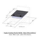 Ver imagem 4 de Cooktop 2 Bocas Elétrico Mesa Vitrocerâmica 220V Fischer