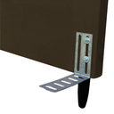 Ver imagem 3 de Cabeceira Estofada para Cama Box Casal Beatriz 160cm Suede Marrom