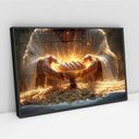 Ver imagem 2 de Quadro Decorativo Jesus Pão Ceia Sala Quarto Casa Escritório