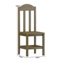 Ver imagem 3 de Mesa Com 4 Cadeiras 120x88 Em Madeira Safira Castanho Nemargi
