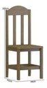 Ver imagem 3 de Mesa Com 4 Cadeiras 120x88 Em Madeira Safira Castanho Nemargi