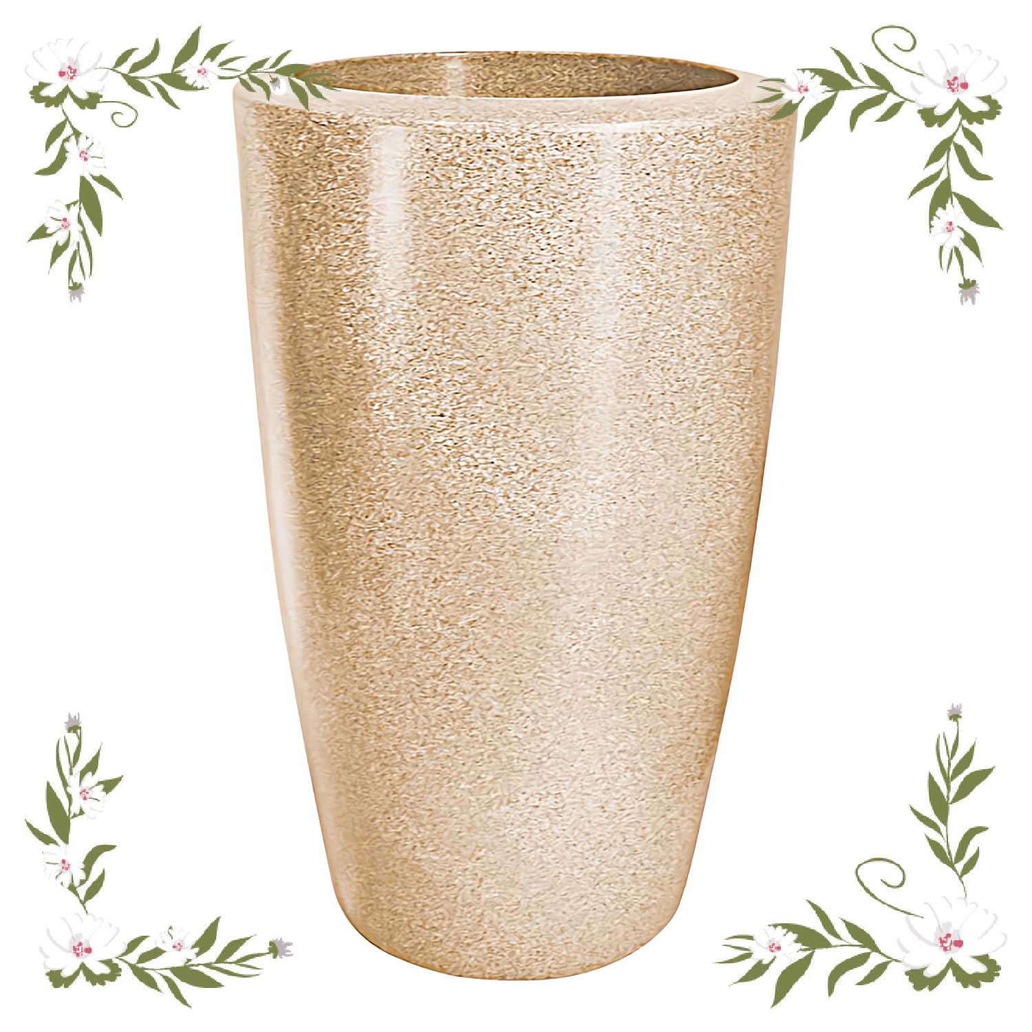 Vaso Para Flores E Plantas Plástico Polietileno Decoração - 4
