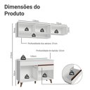 Ver imagem 5 de Armário de Cozinha Compacta 190cm Branco Reims Madesa 06