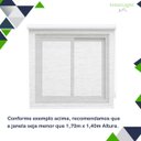 Ver imagem 5 de Persiana Cortina Rolo Blackout Texturizado Palha 1,70m X 1,40m - Sala Escritório Quarto - Blecaute