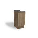 Ver imagem 1 de Nicho de Cozinha Modulado Maxxi G741 C/ Tampo 40cm Nogal/cinzel - Kappesberg