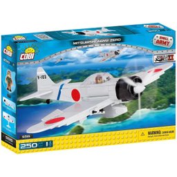 Blocos Para Montar Aviao Militar Mitsubishi Zero - Cobi COBI5515 - 1