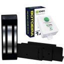 Ver imagem 1 de Kit Fechadura Magnética para Porta Comum com Botoeira Eletrônica - Preto