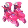 Patins Barbie 3 Rodas Ajustável 29-32 com Acessórios Fun - 1