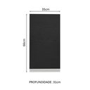 Ver imagem 3 de Armário de Cozinha Aéreo 35 cm 1 Porta Branco/Preto Glamy Madesa