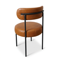 Ver imagem 4 de Cadeira Sala de Jantar Margara Kit 4 Base em Aço Preto PU D03 - D'Rossi