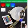 Lâmpada Musical Caixa de Som Bluetooth LED Rgb com Controle - 4