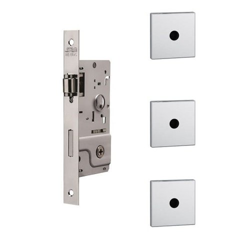 Kit Stam 800 Rolete Tetra Chave Quadrada Cromada Porta Pivotante