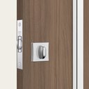 Ver imagem 3 de Fechadura Stam Pivotante 1025 Rolete Banheiro Quadrada Cromada