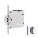 Ver imagem 1 de Fechadura Stam Pivotante 1025 Rolete Banheiro Quadrada Cromada