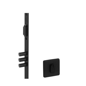 Fechadura Arouca 4310/70TR Rolete 3 Pinos Quadrada Preto Cilindro 7CM