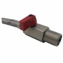 Ver imagem 2 de Engate Rabicho Mangueira Ligação Inox com Registro 40cm Blukit