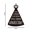Ver imagem 2 de Adesivo de Parede Oração Nossa Senhora Aparecida