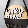 Porta-Chaves Em Pinus Cadê A Chave 17Cm - 5