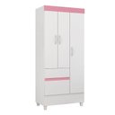 Ver imagem 5 de Cômoda Flora e Guarda Roupa Solteiro Wind Branco Flex - Demóbile
