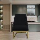 Ver imagem 6 de Cadeira para Sala de Jantar Ana Base de Ferro Suede Preto D'classe Decor