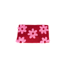 Ver imagem 1 de Tapete Floral Artesanal Vermelho com Pink 90x50