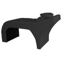 Ver imagem 2 de Maca Estofada Estética Capitonê 80 Cm Suede Preto - Fm