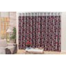 Cortina Atenas 2,00M x1,70M de Jacquard para Varão Simples - Vermelho - 1
