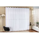 Ver imagem 1 de Cortina Renda 3,00x2,80 Sala E Quarto Varão Simples - Branco