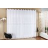 Cortina Renda 3,00x2,80 Sala E Quarto Varão Simples - Branco - 1