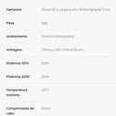 Ver imagem 3 de Aquecedor de Toalhas Térmico Preto Mini 220v Esquerdo