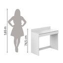 Ver imagem 5 de Escrivaninha com 1 Gaveta Diana Branco