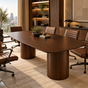 Ver imagem 1 de Mesa Office Premium - 240x130cm Imbuia Duo Cone