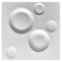 Forma 3D Gesso e Cimento ABS - Luas 50x50 - 3