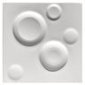 Forma 3D Gesso e Cimento ABS - Luas 50x50 - 3