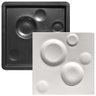 Forma 3D Gesso e Cimento ABS - Luas 50x50 - 1