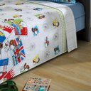Ver mais imagens de Jogo de Cama Solteiro Snoopy 3 peças - 100% Algodão - Dohler