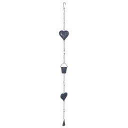 Pêndulo Metal Coração e Baldinho Empório das Flores - 1