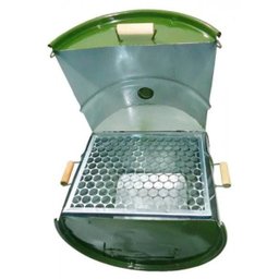 Churrasqueira Latão Verde Média 100 Litros - 1