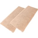 Ver imagem 1 de Kit 2 Passadeira Antiderrapante Bolinha 1,00m X 50 Cm Bege