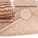 Ver imagem 5 de Kit 2 Passadeira Antiderrapante Bolinha 1,00m X 50 Cm Bege