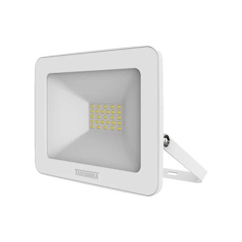 Refletor Taschibra TR Led 30 Slim 30W Branco 6500K Luz Branca Bivolt