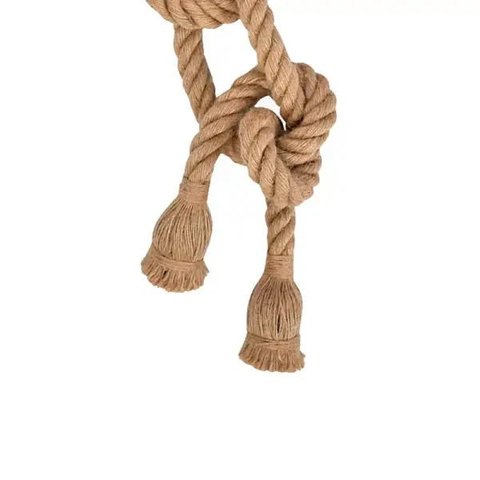 Lustre Pendente Corda para 2 Lâmpadas E27 Bivolt