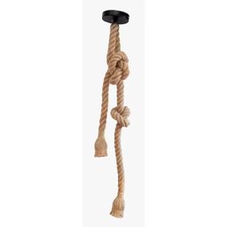 Lustre Pendente Corda para 2 Lâmpadas E27 Bivolt - 2