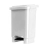 Lixeira Plastica 25l com Pedal - Branco - Branco - 1