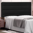 Ver imagem 4 de Cabeceira Estofada Cama Box Casal King Size 195cm Preto