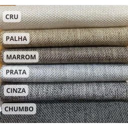 Puff Decorativo Moderno Redondo Linho Turim - 5