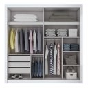 Ver imagem 2 de Guarda-Roupa Casal com Espelho 2 Portas de Correr Dakar Henn