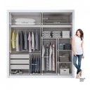 Ver imagem 4 de Guarda-Roupa Casal com Espelho 2 Portas de Correr Dakar Henn