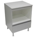 Ver imagem 3 de Balcão Multiuso Cozinha para Cooktop Micro/forno 100% Mdf Cor:branco