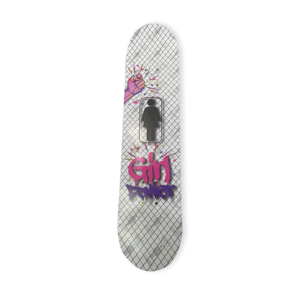 Skate Montado Semi Profissional Completo Girl Power - 1